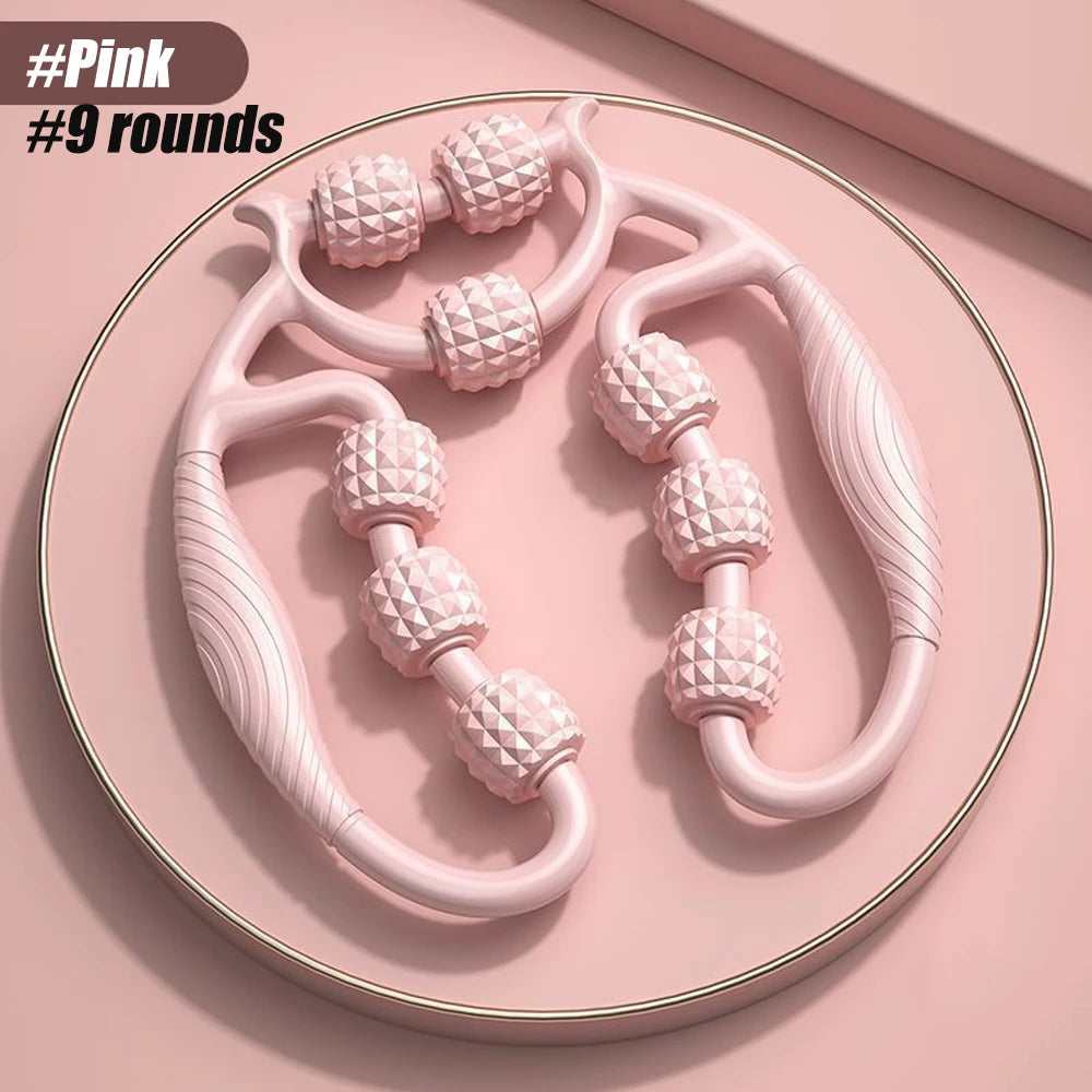 Rouleau de Massage pour le cou, les cuisses, les mollets et les jambes,  des tissus profonds, outils myofacaux en mousse, récupération professionnelle