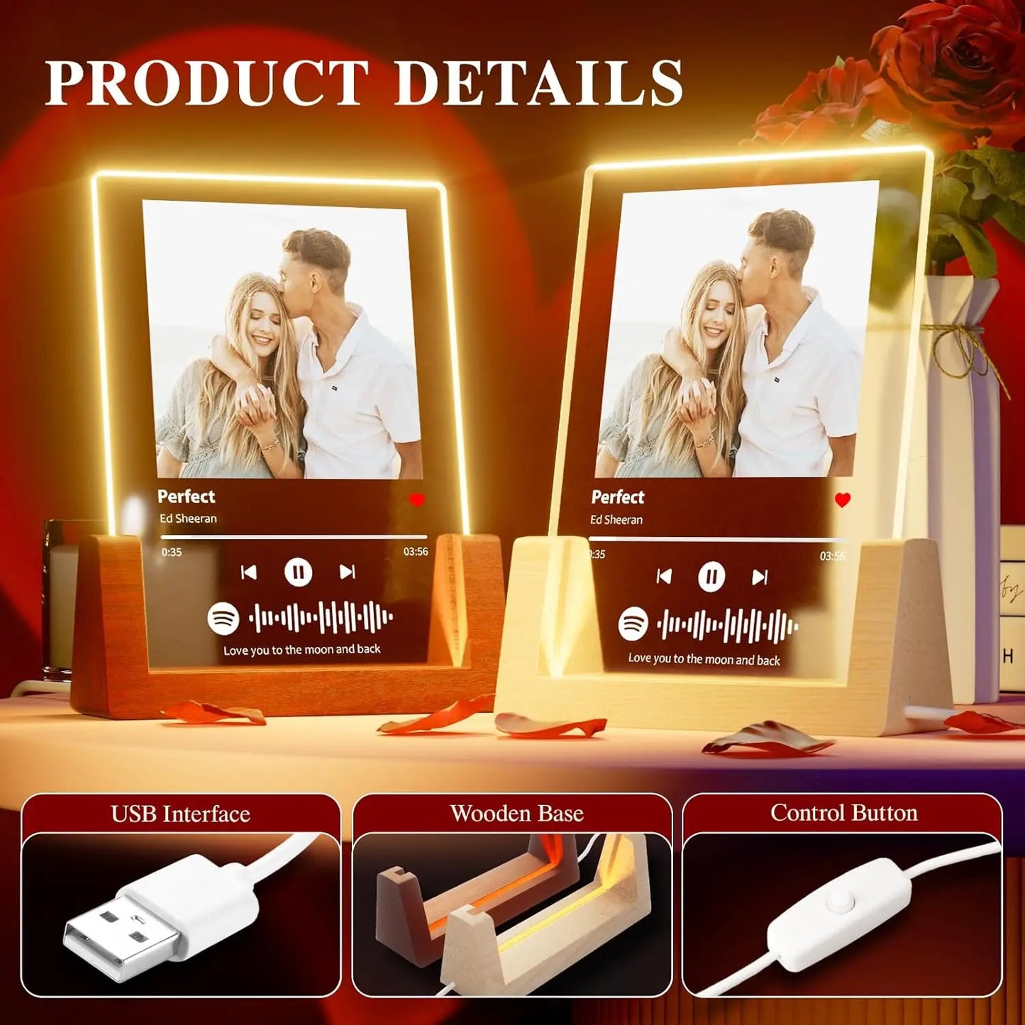 Plaque musicale Spotify personnalisée