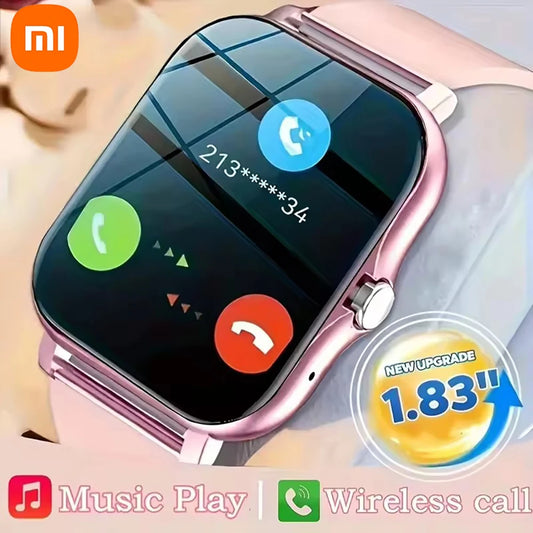 Xiaomi MIJIA 2025 nouvelle montre intelligente Bluetooth appel musique fréquence cardiaque tensiomètre Smartwatch pour femmes hommes cadeaux de vacances