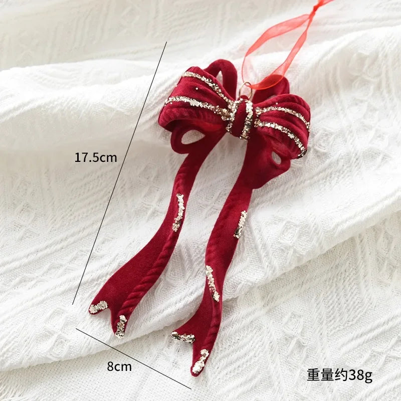 Décoration arbre de Noël rouge