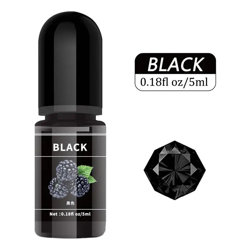 Pigment de résine d'élection xy, liquide, colorant de résine UV, tournant transparent pour résine UV, colle AB, coloration bricolage, fabrication de bijoux d'art, 5ml