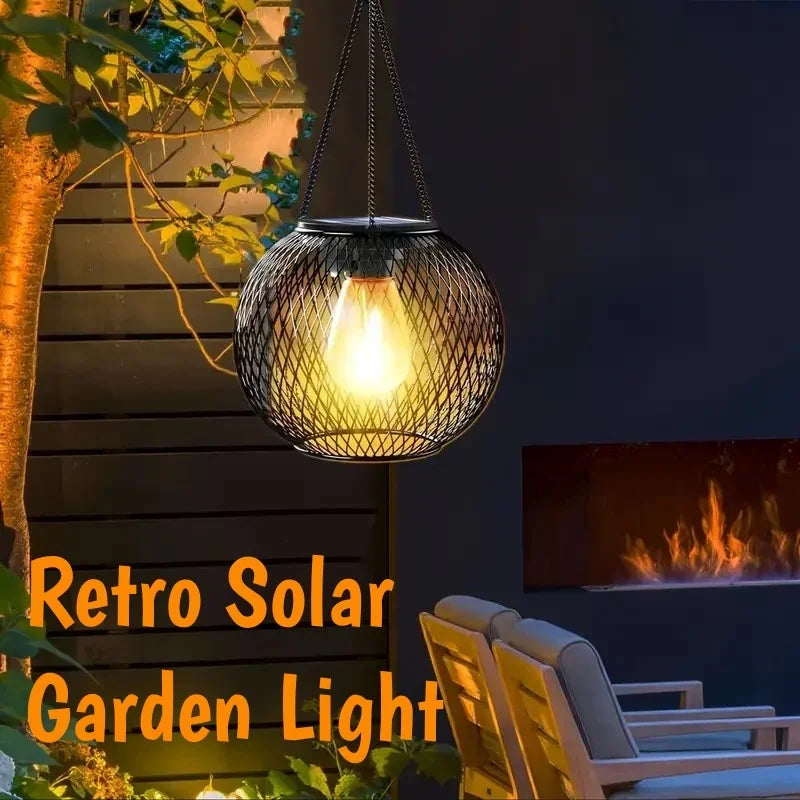 Lampes solaires de Camping en plein air pour lanterne solaire décorative extérieure lampes suspendues extérieures lanternes solaires imperméables décor de jardin