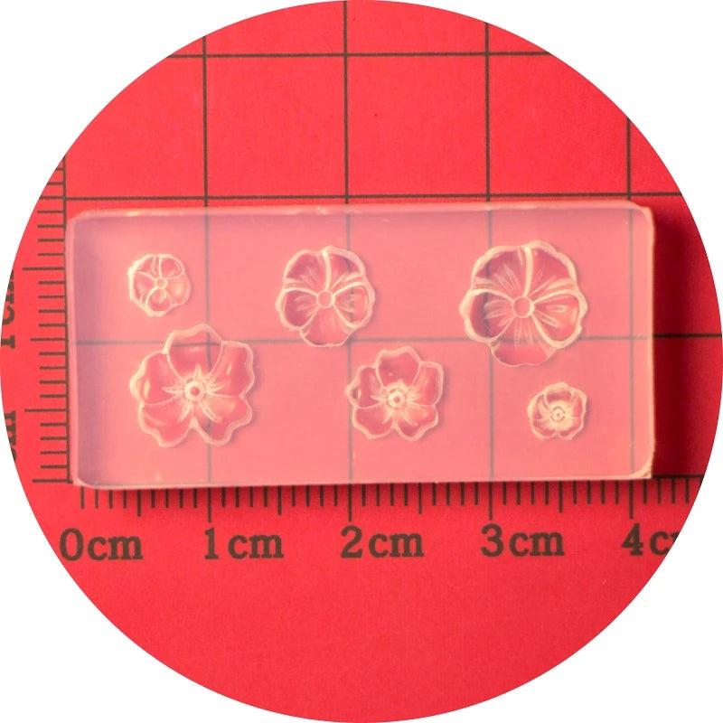 Moule pour Art, résine époxy UV, colle en Silicone, moule à fleurs tridimensionnel