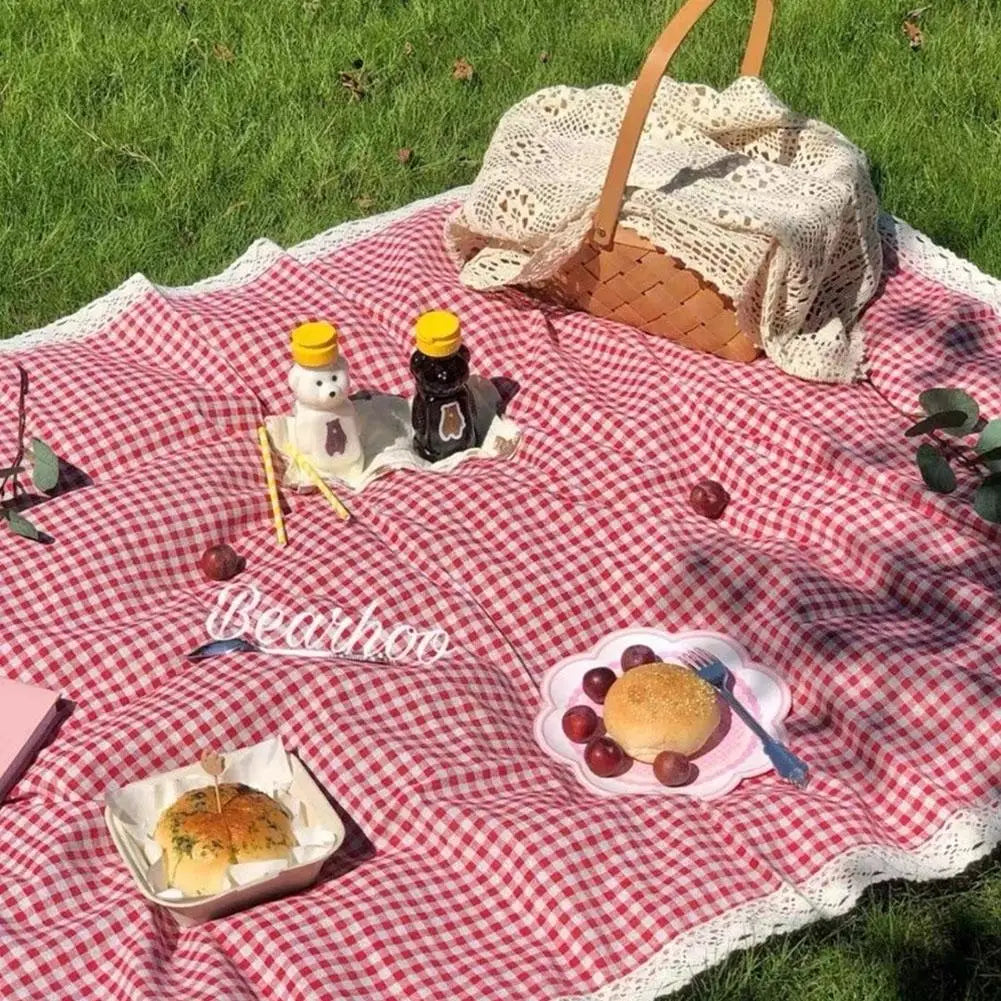 Tapis de Camping Portable pliable pour l'extérieur, épais, résistant à l'humidité, imperméable, couverture de plage