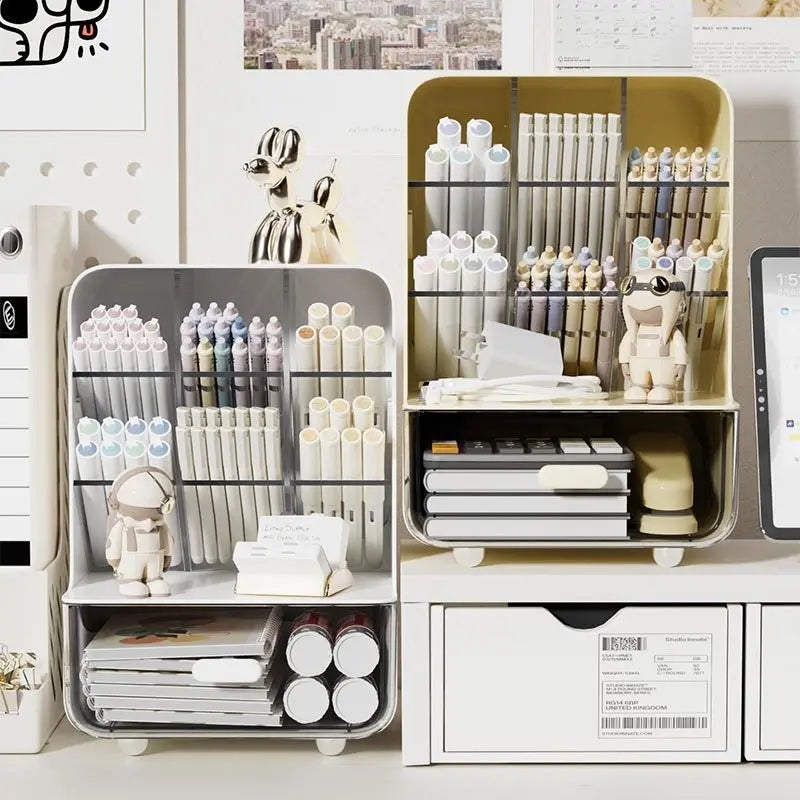 Boîte de rangement de bureau de grande capacité, étagère de stockage SunOfficiStorage