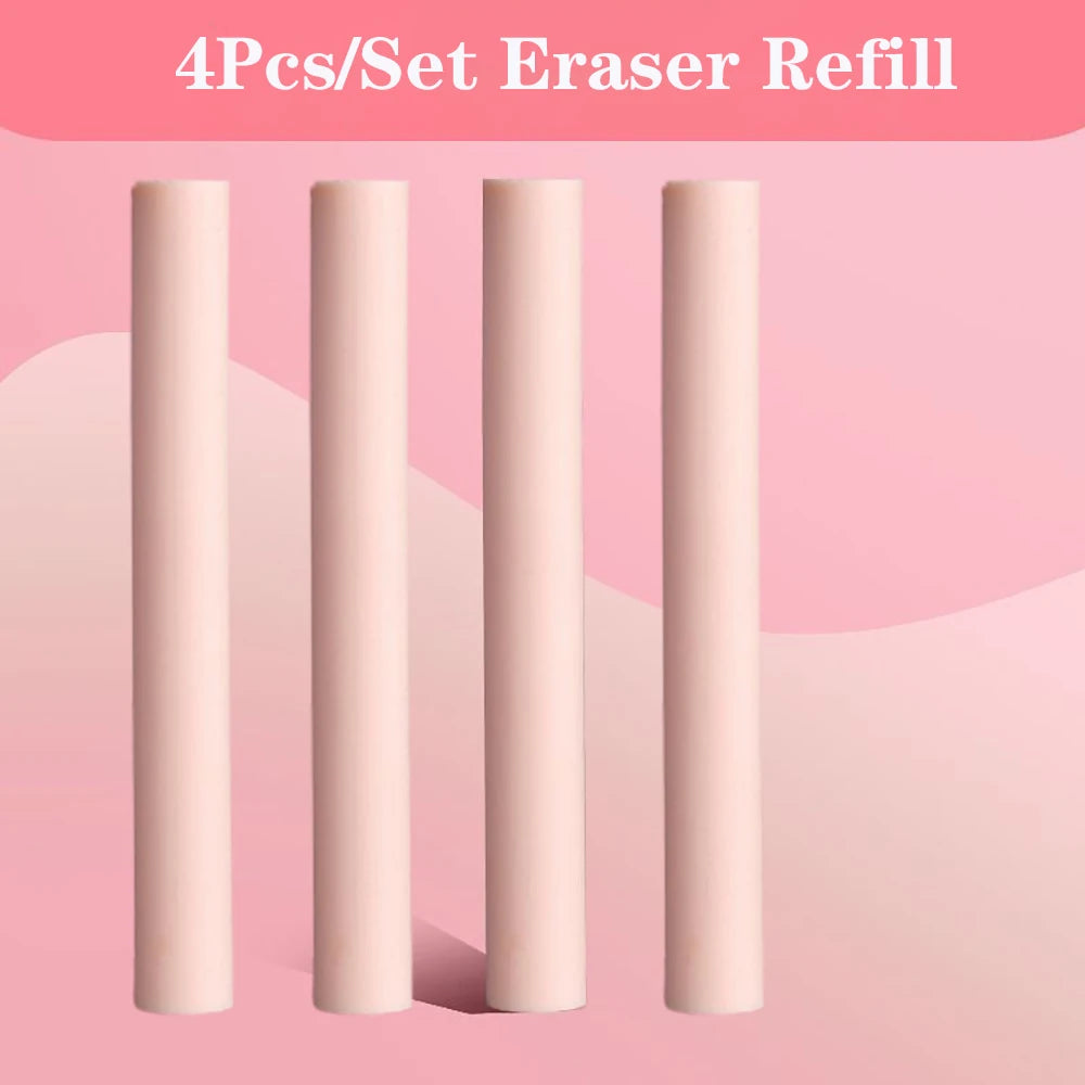Gommes stylo rétractable presse crayon caoutchouc fournitures de Correction école papeterie gommes pour enfants doux Art gomme stylo