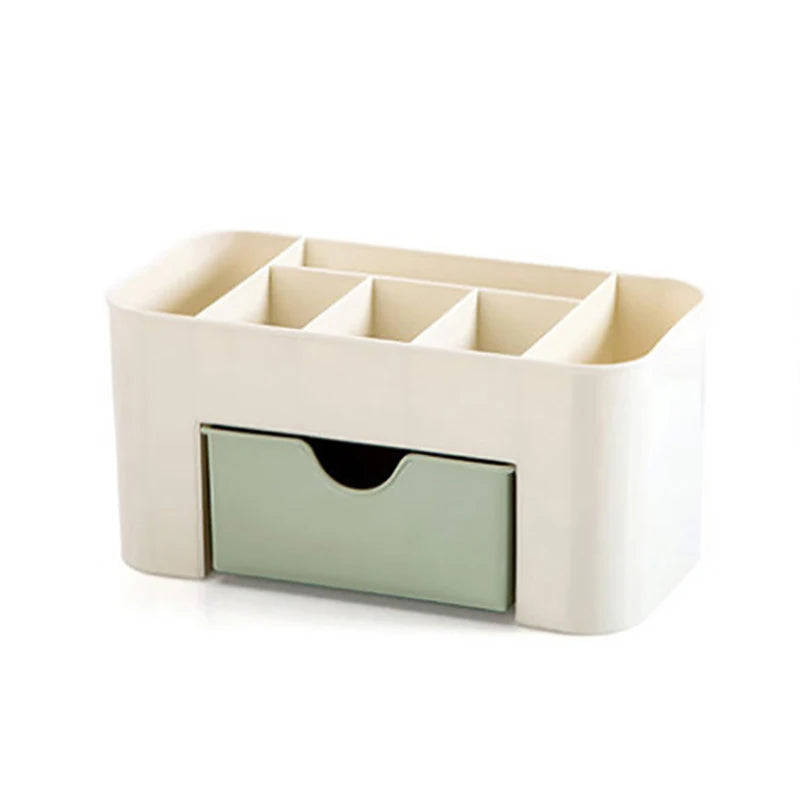 organisateur de maquillage boîte de rangement avec tiroir coton-tige bâton étui de rangement organisateur de rouge à lèvres porte-pinceau maquillage plastique acrylique