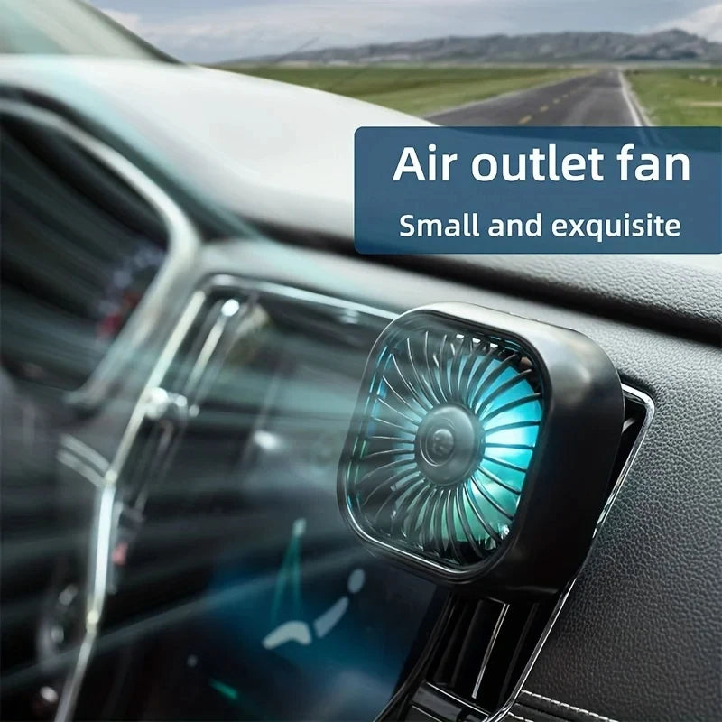 Mini ventilateur de ventilation de voiture, refroidissement à grande vitesse, économe en énergie, alimenté par USB, couleurs vives portables, Installation facile