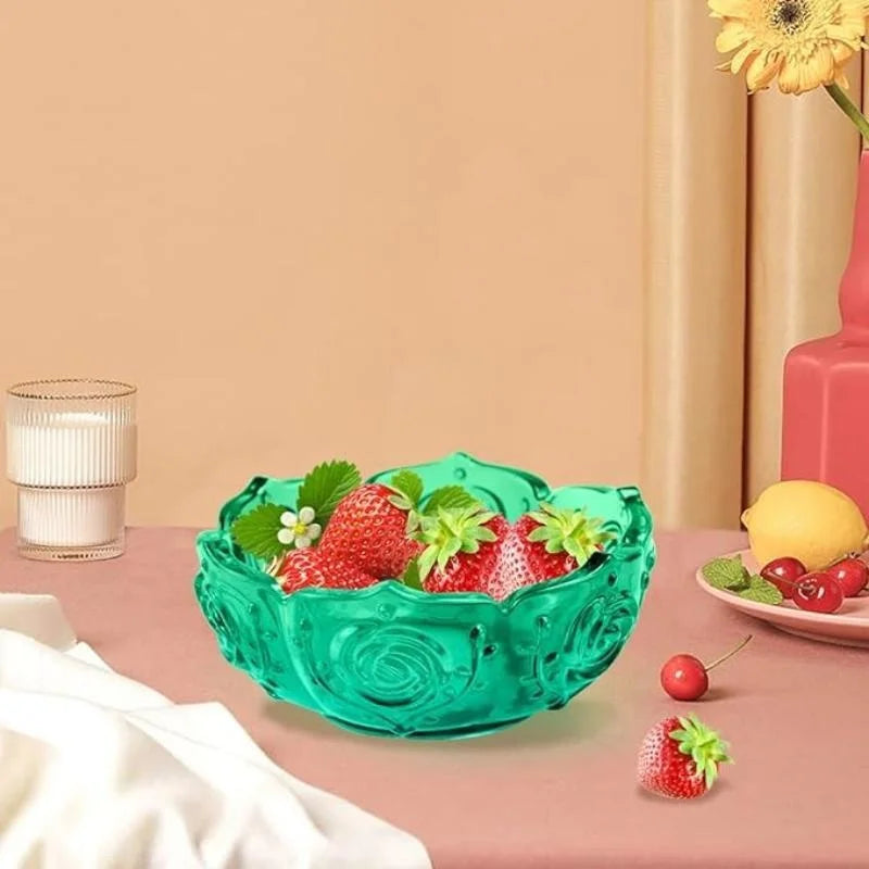 Bol de rangement Lotus, moule en Silicone époxy, boîte de rangement de roses, Surface miroir, résine époxy