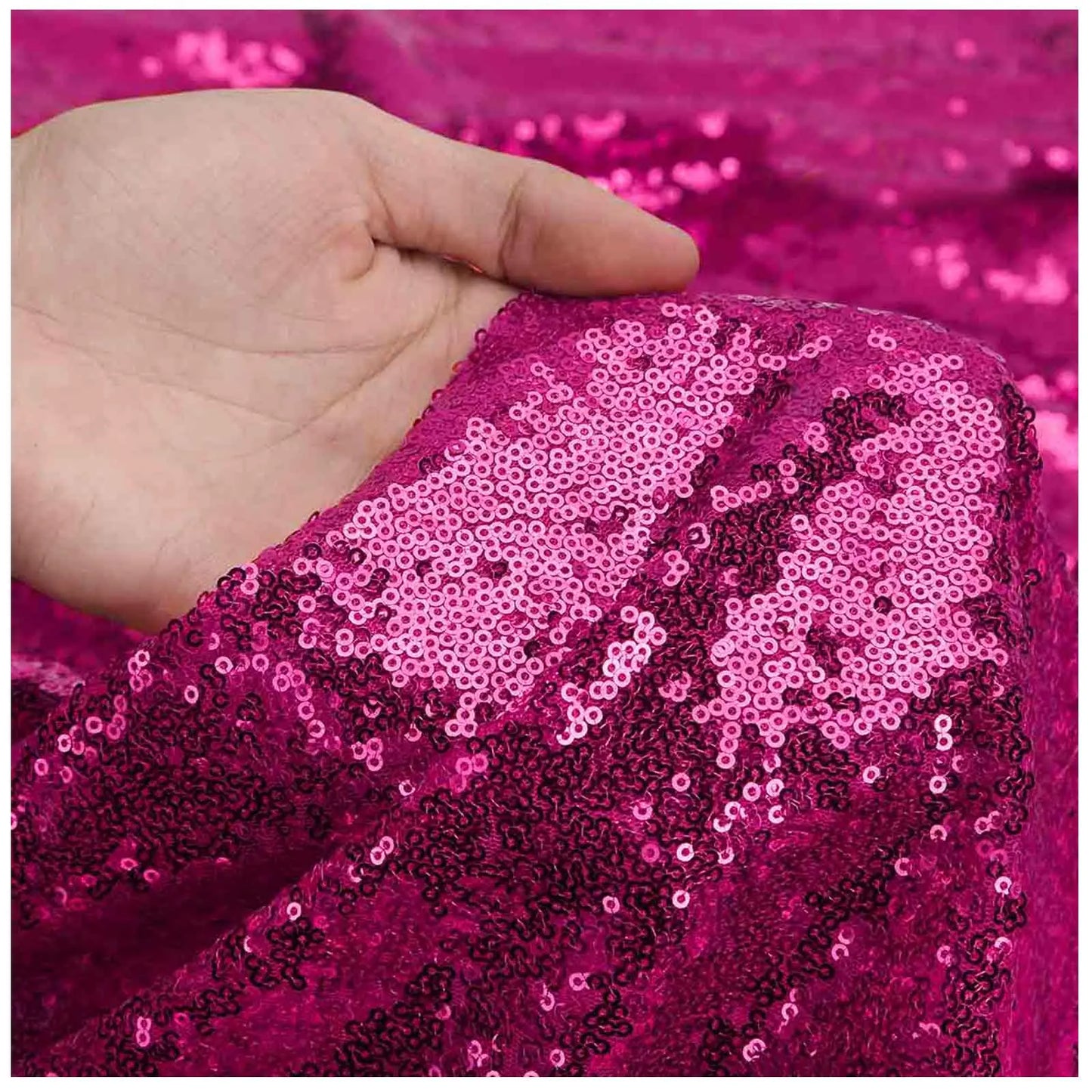 Tissu à paillettes brodées scintillantes, 1 mètre, tissu scintillant or argent pour la fabrication de tissus, couvertures de Table pour événements de fête, décor