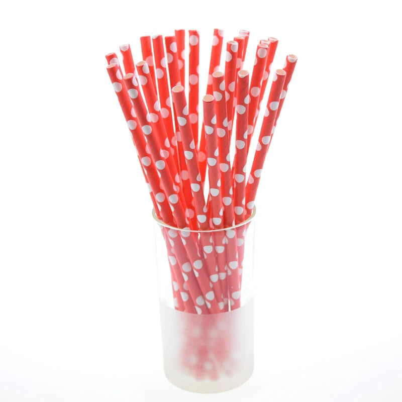 Lot de 25 pailles en papier noir, motif étoiles, rayures, moustache, zèbre, pour décoration de fête prénatale, mariage, anniversaire, Halloween