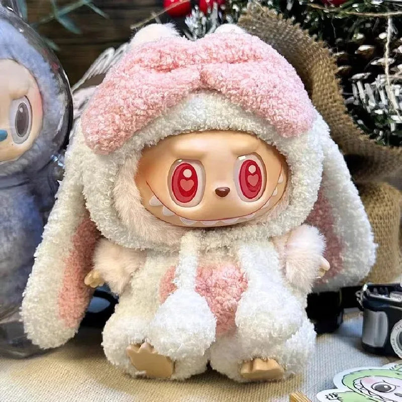 Vêtements et accessoires de poupée Labubu, vêtements tricotés de personnages de dessins animés, artisanat exquis, vêtements à la mode