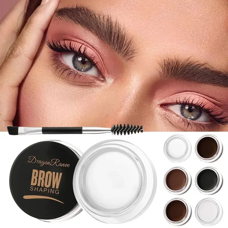 Eyeliner mat crème à sourcils Gel imperméable longue durée contour marron noir crème à sourcils crème à sourcils sauvages correcteur