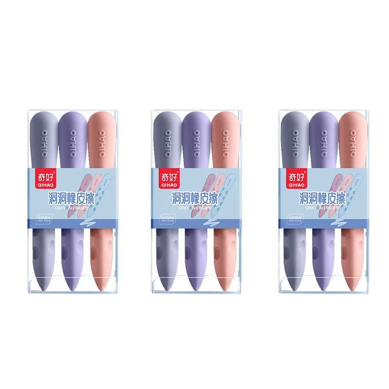 Gomme à trous très grand pour les élèves du primaire, sans marques ni sans copeaux, grande gomme créative pour les enfants sont durables