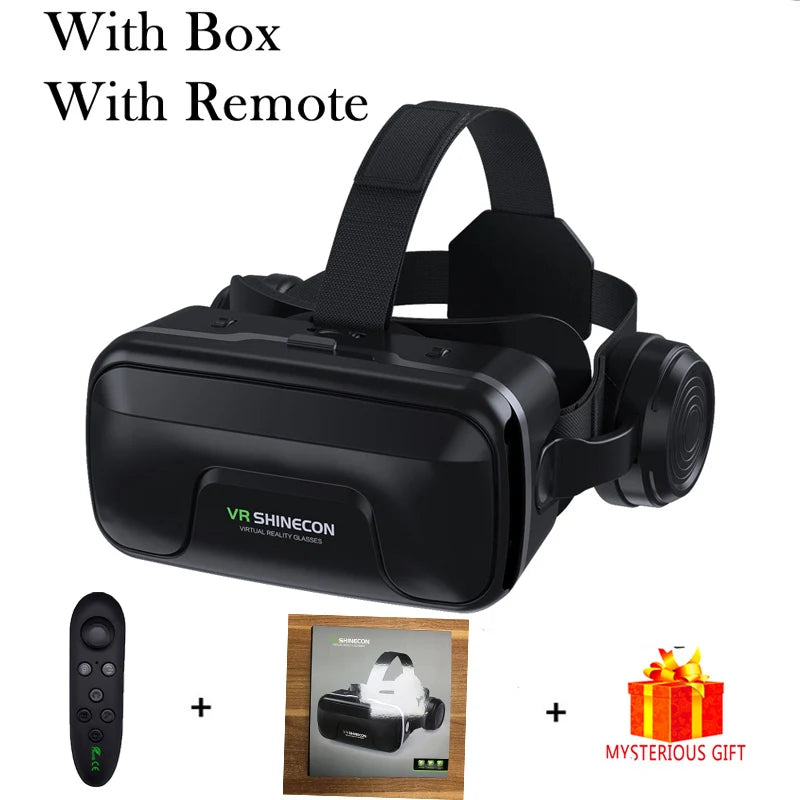 Kendecon Viar-Lunettes de réalité virtuelle 3D, lentilles de casque, casque intelligent pour smartphone, téléphone portable