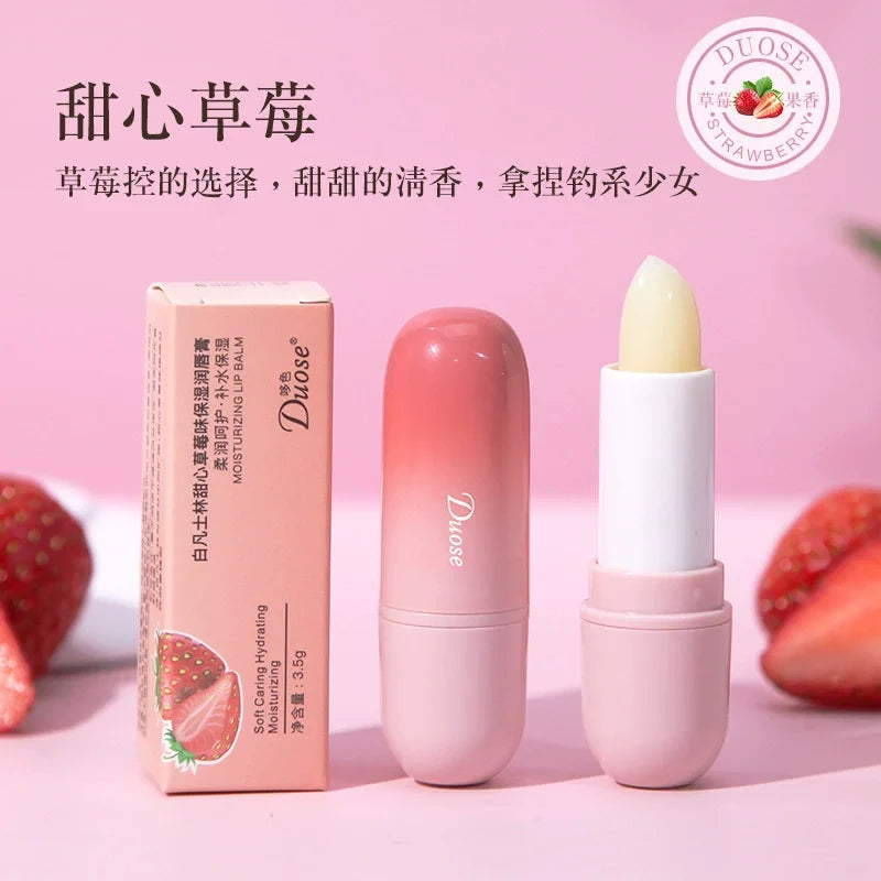Nouveaux ensembles de baumes à lèvres Fruits hydratant lèvres hydratant nourrissant hydratant rouge à lèvres Kits lèvres huile hydratante et Non grasse