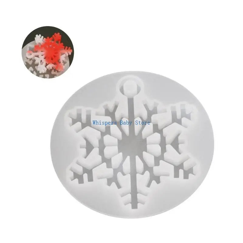 U90E Moules flocons neige en résine époxy réutilisables pour les boucles d'oreilles les clés