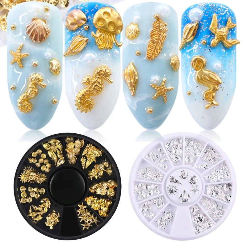 Lune étoile pour résine époxy moule papier remplissage matériel or argent résine Pigment bricolage D0LC