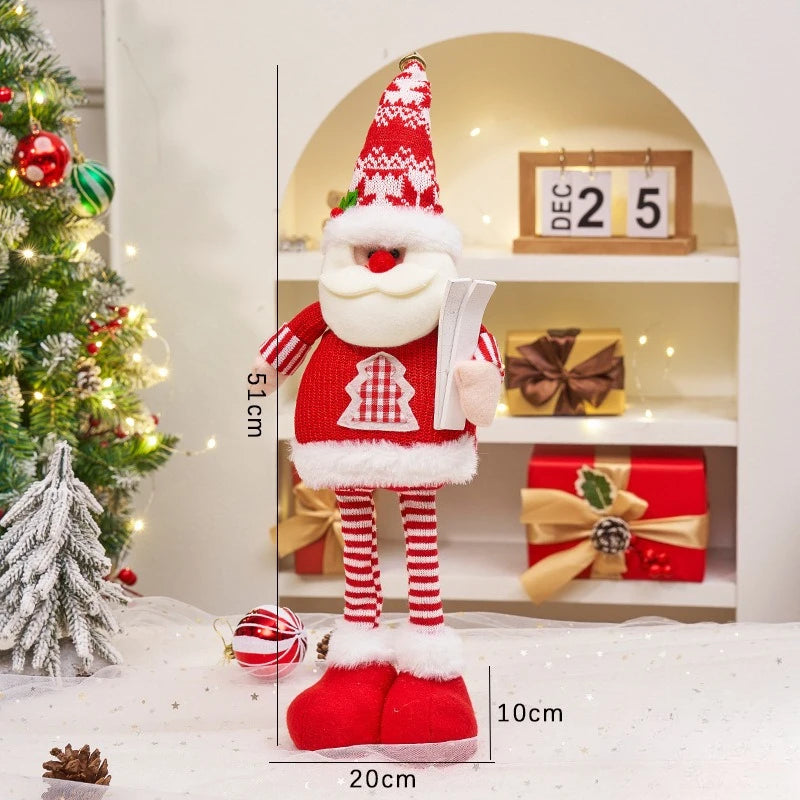 Père Noël bonhomme de neige Elk peluche