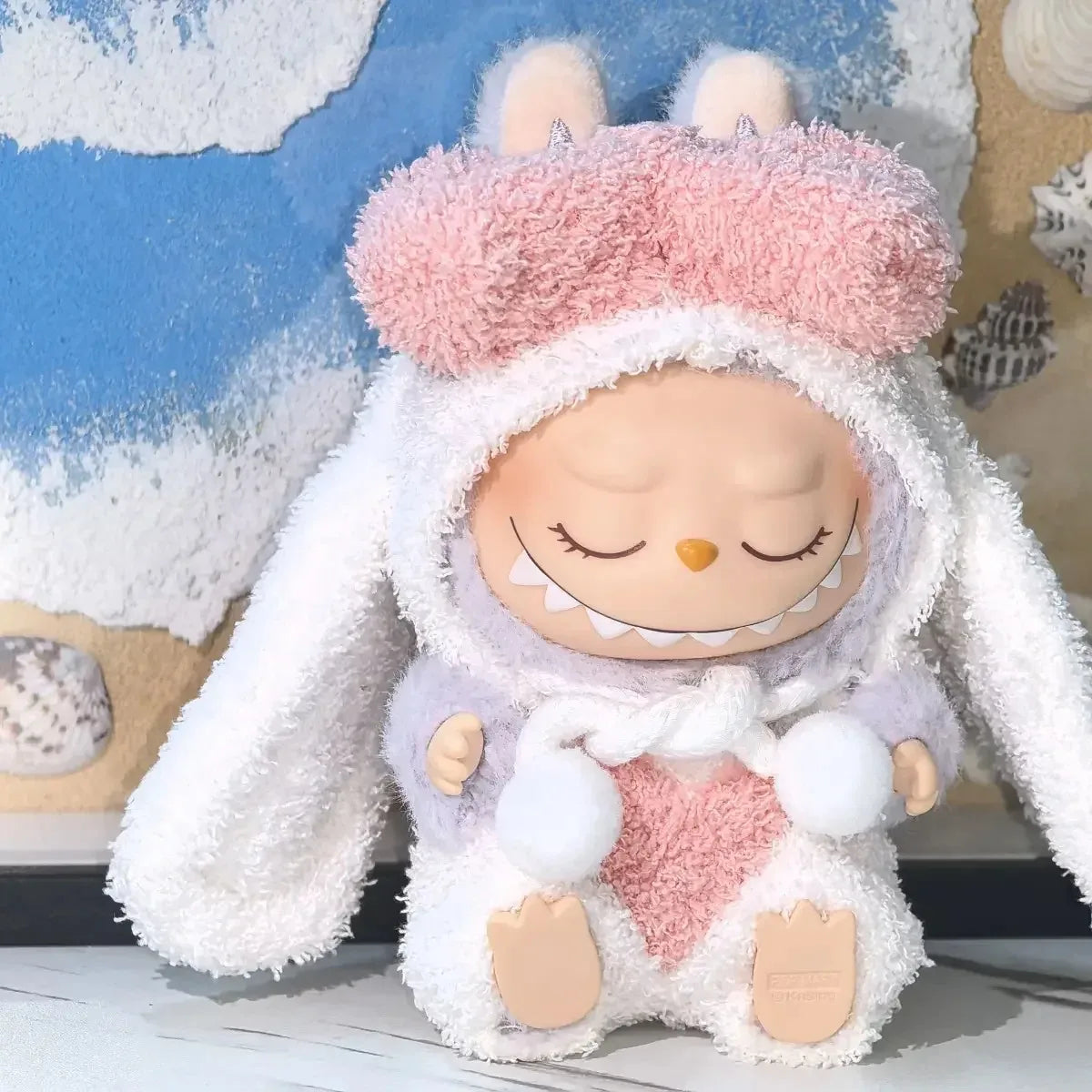 Vêtements et accessoires de poupée Labubu, vêtements tricotés de personnages de dessins animés, artisanat exquis, vêtements à la mode