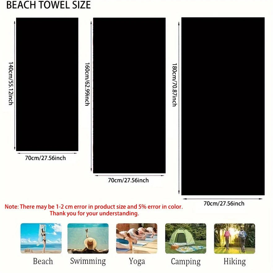 Serviette de plage avec motif imprimé tortue et vague, protection solaire et coupe-vent, adaptée à la piscine, au camping, une couverture de voyage