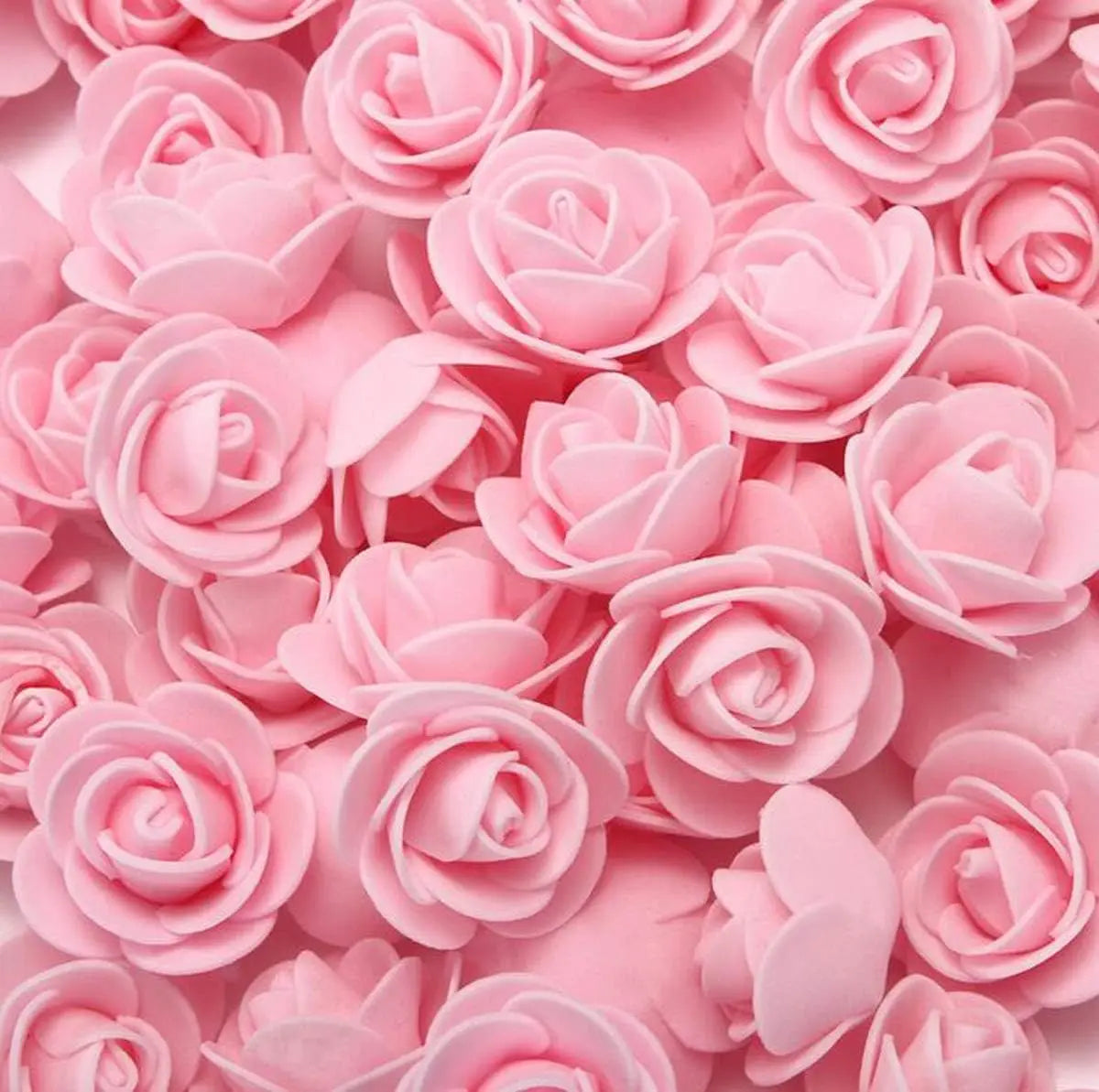 1000/100 pièces Mini mousse Rose tête artificielle Rose fleur bricolage