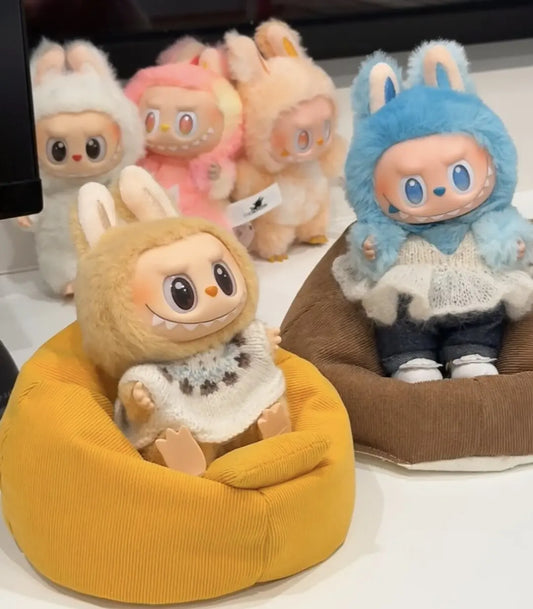 Labubu 3.0 Big in Energy Series Vêtements Labubu Mini Canapé Paresseux Accessoires Labubu