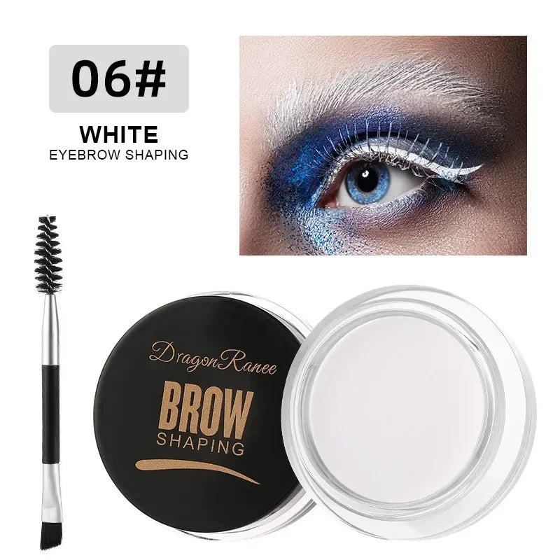 Eyeliner mat crème à sourcils Gel imperméable longue durée contour marron noir crème à sourcils crème à sourcils sauvages correcteur