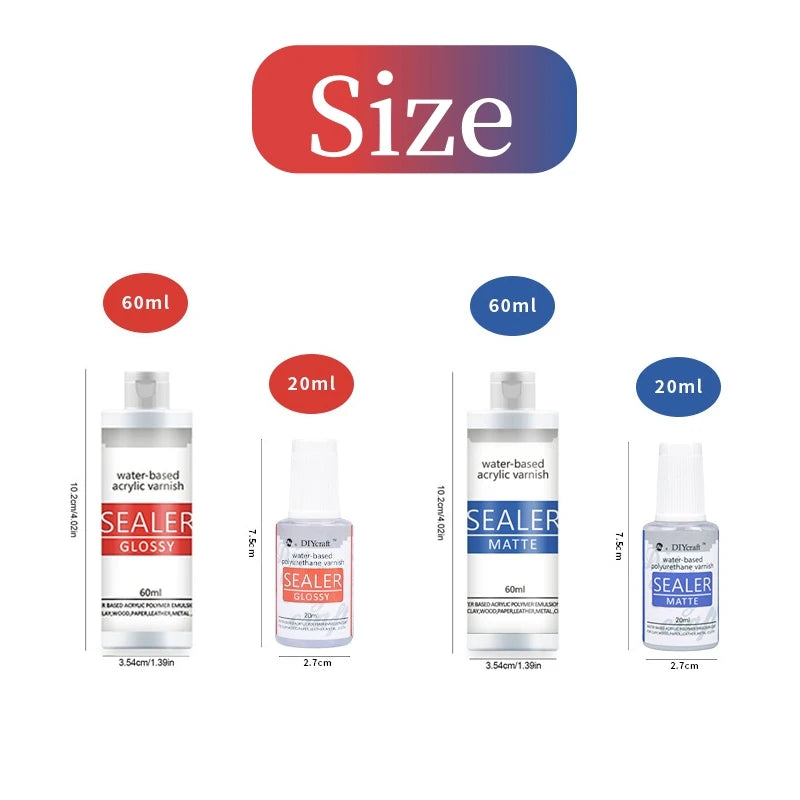 Résine époxy imperméable, 20/60ml, protection éclaircissante, Gel scellant, moule, huile de polissage, outil de fabrication de bijoux