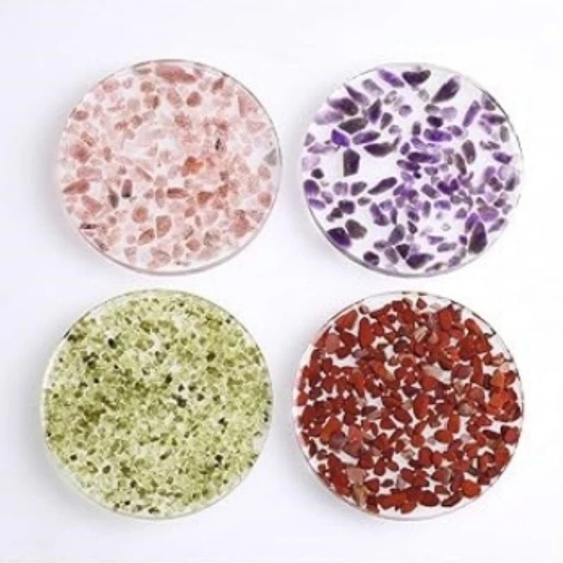 Moule en résine époxy cristal, dessous de verre carré avec boîte de rangement, moule miroir en Silicone pour résine, bricolage