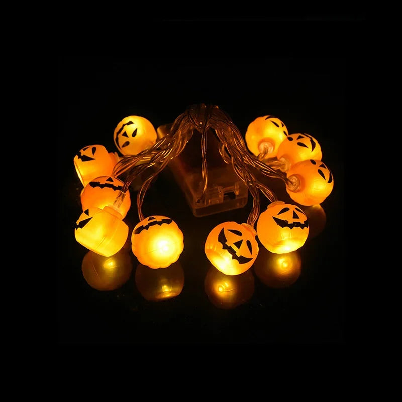Guirxiété lumineuse LED portable pour Halloween