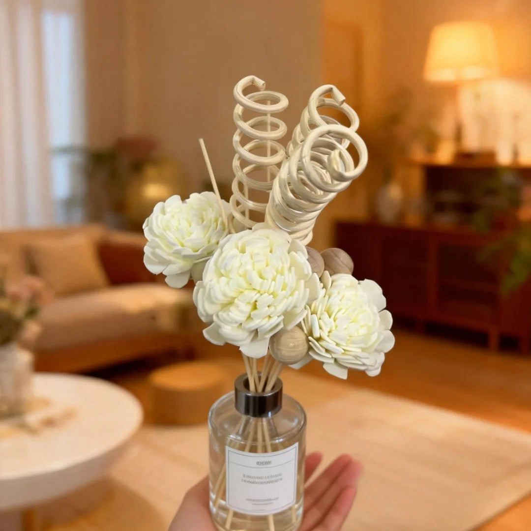 9 bâtonnets diffuseurs de parfum en rotin artificiel, recharge pour diffuseur d'arômes