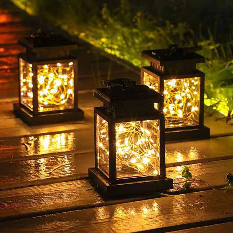 Lanternes solaires à LED pour extérieur, panneau de sol, bougie Terraza, extérieur, intérieur, balcon, oiseaux, décoration d'éclairage pour jardin