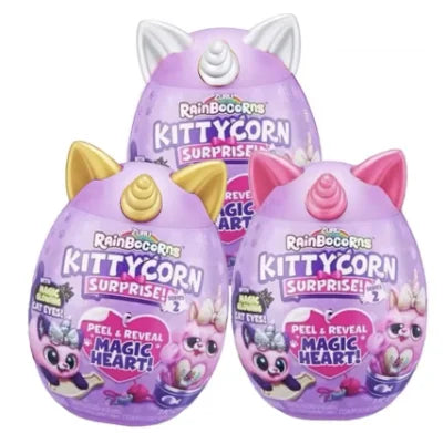 Véritable Zuru chien planète quatrième génération arc-en-ciel licorne Surprise oeuf magique boîte aveugle mignon en peluche poupée jouets pour enfants Gif