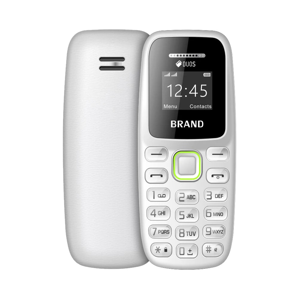 BM310 petits téléphones mobiles débloqués Bluetooth écouteur téléphone faible rayonnement enregistrement d'appel automatique double SIM petit téléphone portable