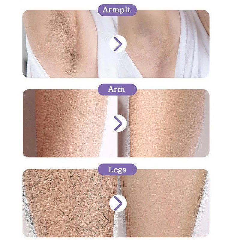 Cristal Epil épilation gomme indolore sûr réutilisable facile à nettoyer outil d'épilation physique verre épilation corps beauté gomme