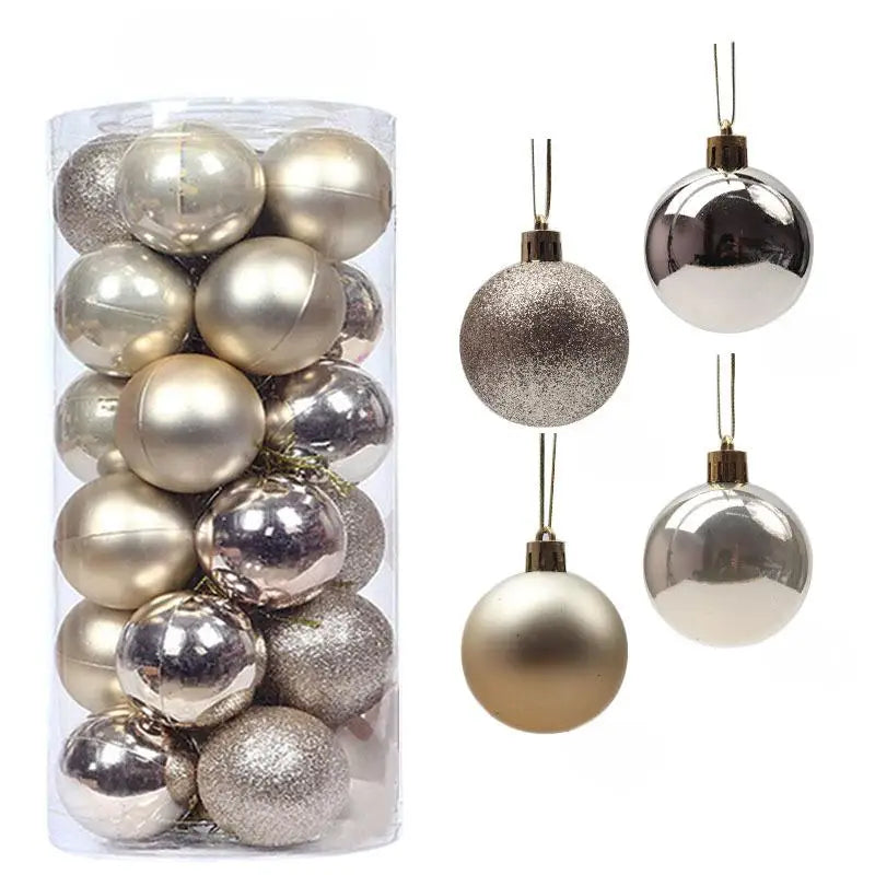 Boules de Noël brillantes