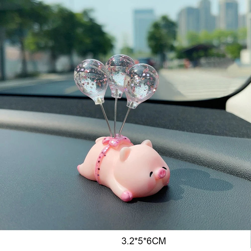 Ballon, animaux, créatif en résine, Animal Panda, décoration de voiture, ours, affichage d'ordinateur de maison, décoration de gâteau, cadeau de saint valentin