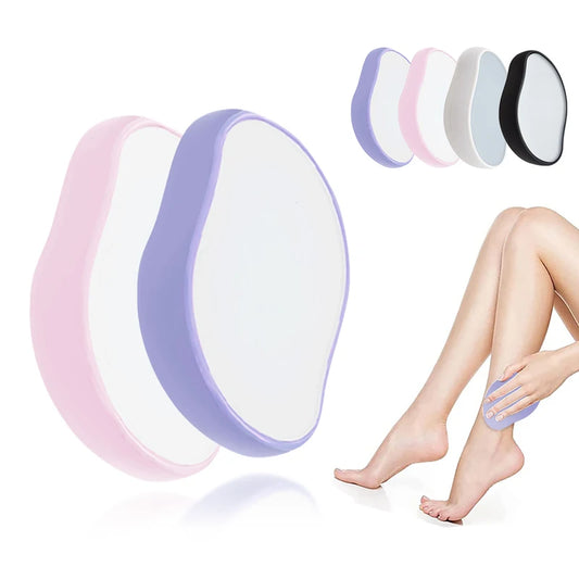 Cristal Epil épilation gomme indolore sûr réutilisable facile à nettoyer outil d'épilation physique verre épilation corps beauté gomme