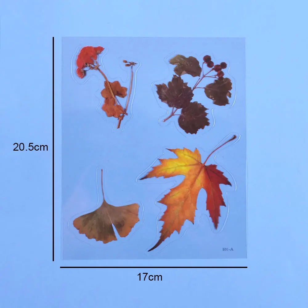 Autocollants de remplissage de résine de fleurs séchées simulées pour le plaisir, décoration de moule en silicone, UV, bricolage, scrapbooking, élection, xy