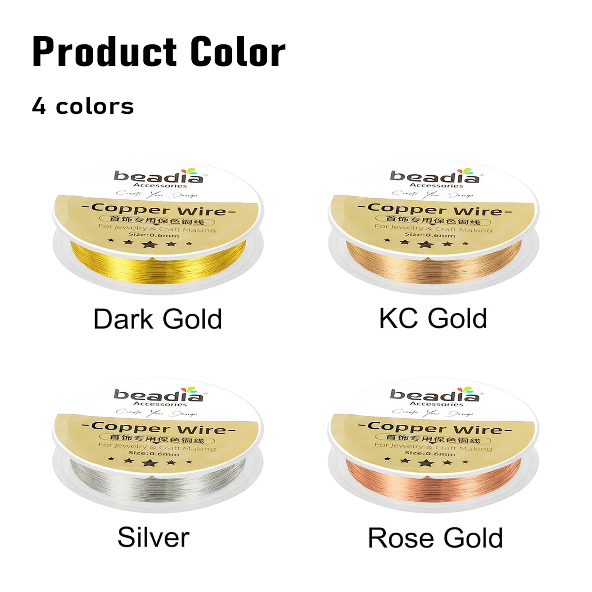 Fil de cuivre pur de 0,3 mm-1,0 mm, rétention de couleur longue durée