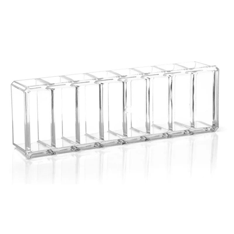 8 Compartments Makeup Organizer, Acrylic Cosmetic Storage Jewelry Display Boxes, Clear Drawer Organizers Case