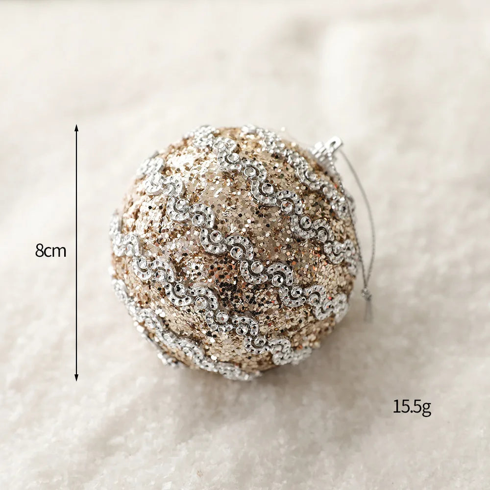 Boule de paillettes de Noël pour la décoration de la maison
