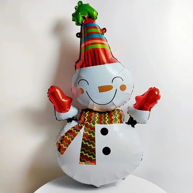 Ballon bonhomme de neige bricolage