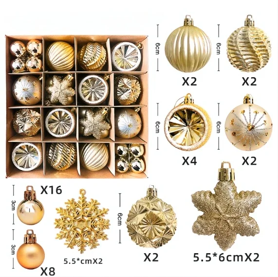 Boules de Noël brillantes