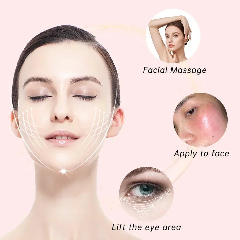 Moule à glaçons en silicone pour le visage, outils de soins de la peau, lifting de la beauté, massage de la peau des yeux, rouleau à billes