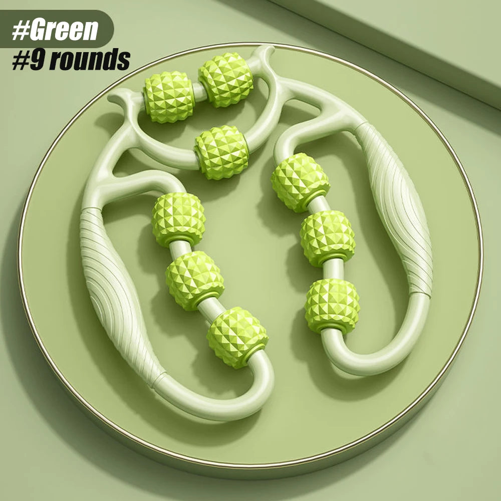 Rouleau de Massage pour le cou, les cuisses, les mollets et les jambes,  des tissus profonds, outils myofacaux en mousse, récupération professionnelle