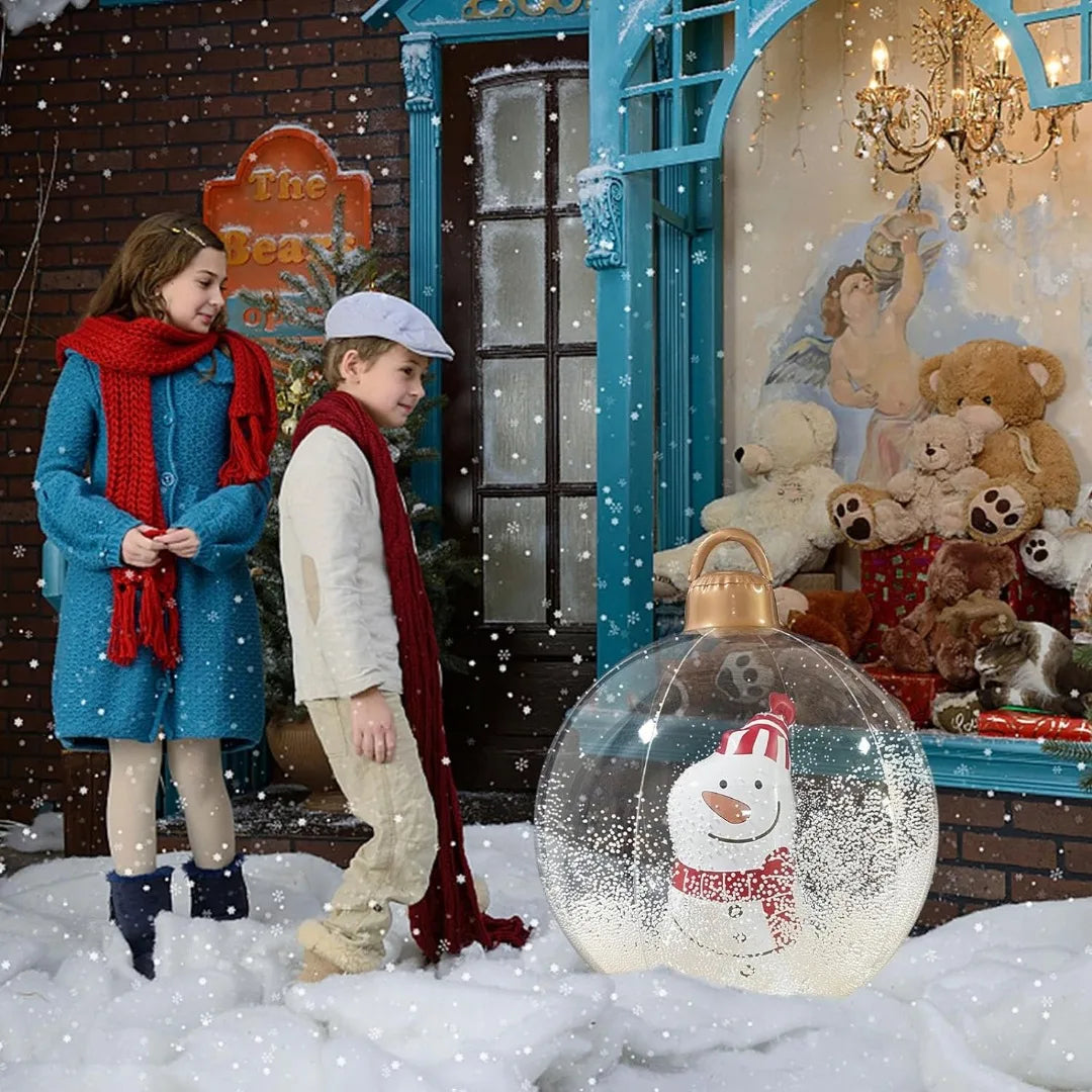 Ballons de noël bonhomme de neige, décorations d'arbre de Noël