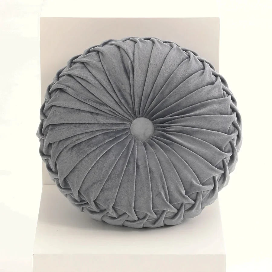 Coussin de soutien lombaire en velours néerlandais 3D plissé