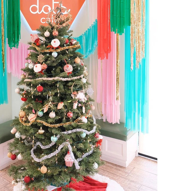 34 pièces boules de plastique de Noël arbre de Noël suspendus ornement boule de pendentif